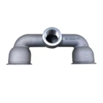 Collettore di mandata 08-5020-01 in alluminio con filettature NPT per pompe pneumatiche a membrana Wilden da 2″.