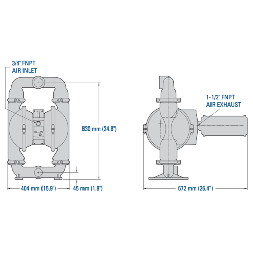wilden ps8 dimensions